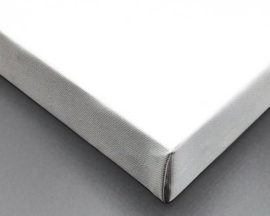 stampa su tela - dettaglio rifinitura