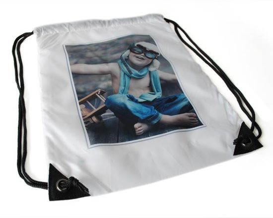 Sacca Gym con foto, borsa molto capiente e spaziosa