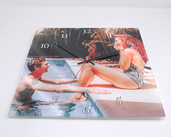 crea orologio da parete in plexiglass