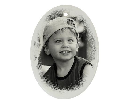 decorazione natalizia ovale