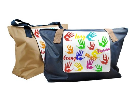 Borsa fashion Impronte colorate