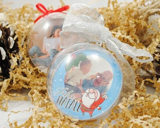 Palline in plastica personalizzate all'interno