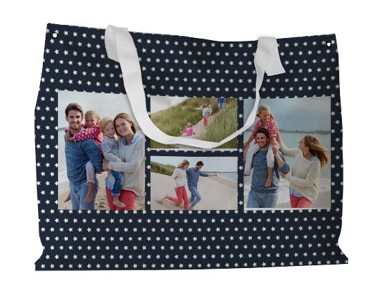 Una borsa mare da personalizzare con il tuo collage