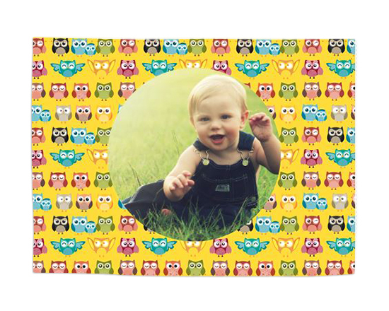 Gufetti colorati per la tua tovaglietta tenera