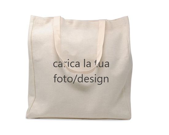 personalizza borsa spesa in juta