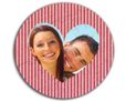 Puzzle legno rotondo Red strips