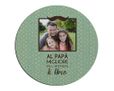 Puzzle rotondo con grafica con pois e baffi
