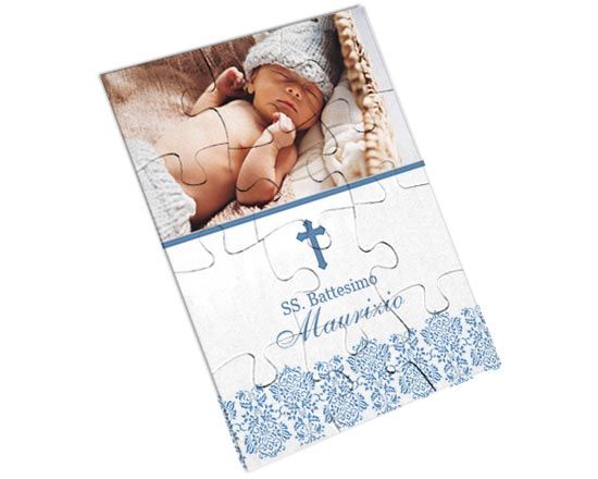 Puzzle Magnetici Rettangolari Blue ornaments