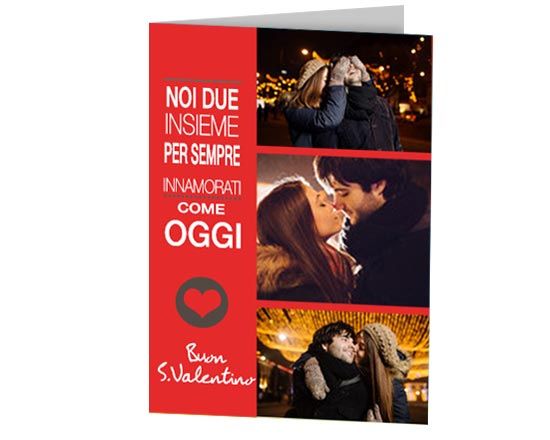 Crea un collage d'amore su cards personalizzata