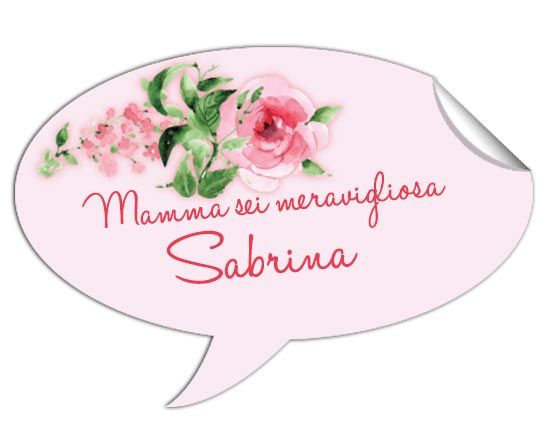 Sticker adesivo personalizzato