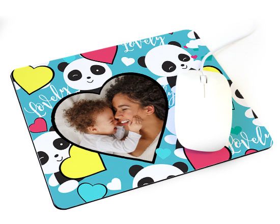 Tappetino Mouse con grafica con panda