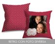 cuscino quadrato personalizzato solo ul fronte