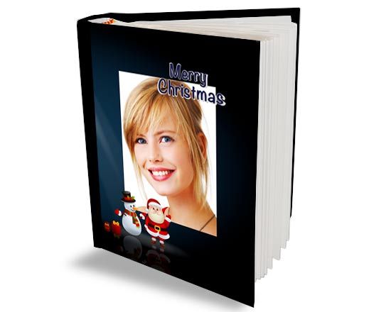 Album con foto e grafica natalizia