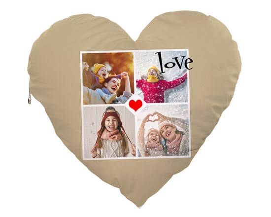 Cuscino Cuore Elite con foto