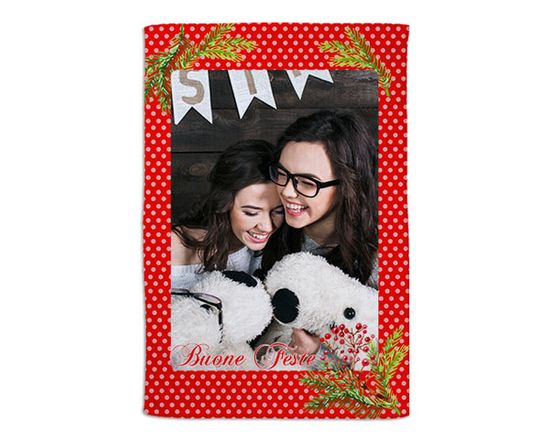 Coperta 100x150 Bacche natalizie