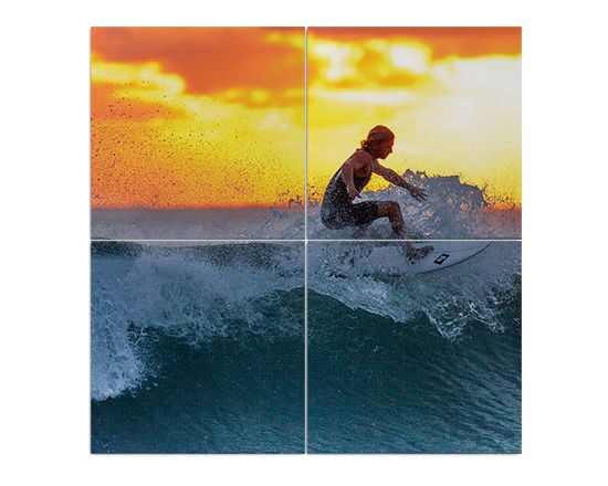 Mosaico in Ceramica 4 piastrelle 15x15 cm