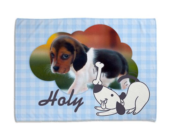 Coperta per cani con grafica con nuvola