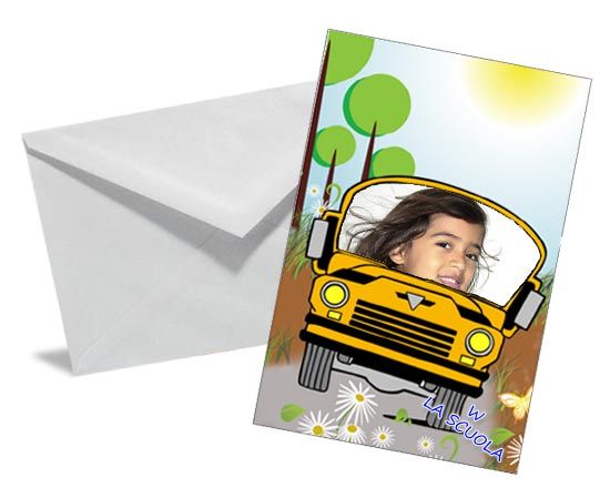 bigliettino d buon inizio scola personalizzato