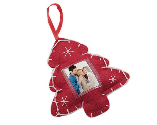 decorazione albero in feltro