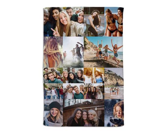 Foto su coperta personalizzata composta da 16 immagini