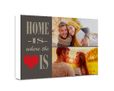 Tela collage Home i here
