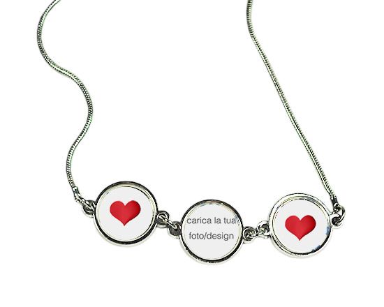 Crea collana con ciondolo 3 cerchi
