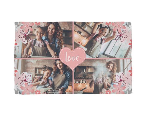 Strofinaccio personalizzato Love Mum