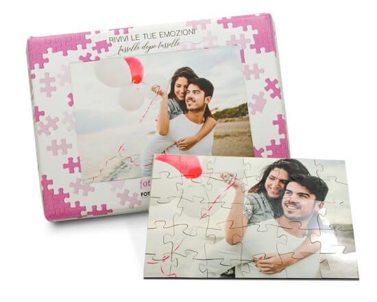 aggiungi al tuo regalo una scatola per conservare il puzzle