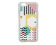 Cover in gel con grafica astratta con forme