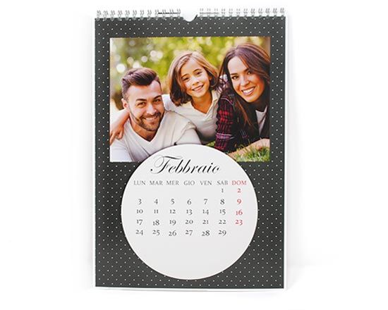 Calendario Multipagina Circle Dark