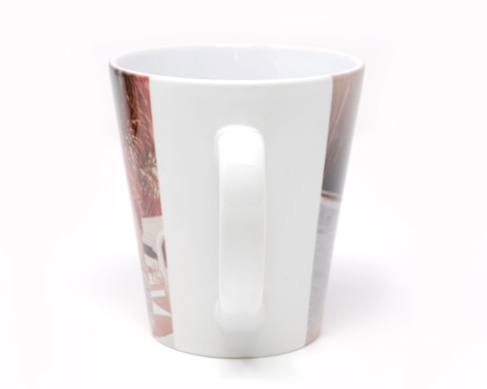 Tazze panoramiche colazione - stampa su tutta la superficie, fatta eccezione sulla zona manico