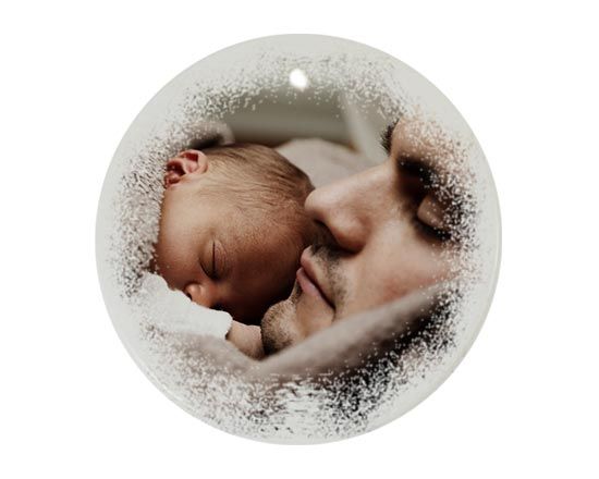 crea decorazione rotonda in ceramica