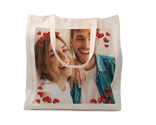 Shopper in Juta 36x39 Frame in love