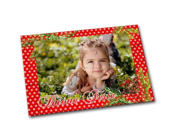 Puzzle Magnetici Rettangolari Bacche natalizie