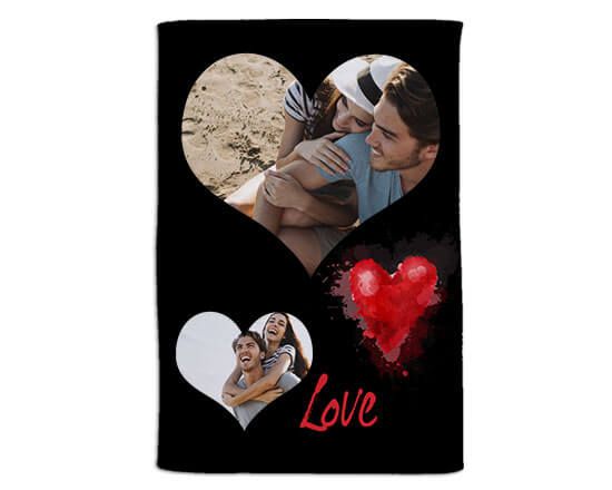 Coperta 100x150 Black love