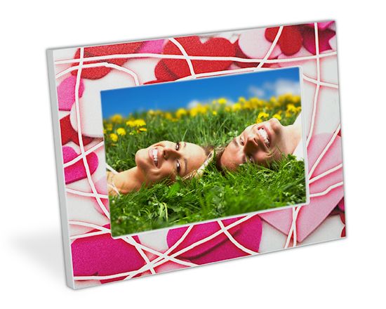 cornice personalizzata vortice di cuori