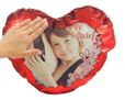 Cuscino cuore con paillettes Love Mum