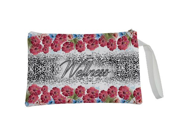 Una grafica maculata e floreale per la tua pochette