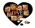 Puzzle cuore A3 Lovely collage