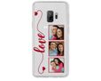 Cover trasparente Galaxy S9 Frame Love