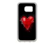 Cuore rosso su cover Samsung S7 Edge