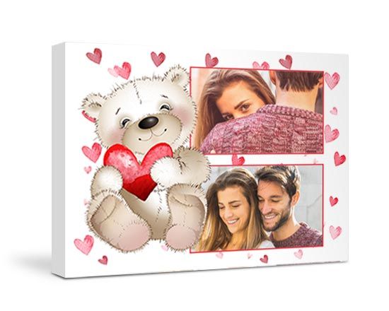 Foto Collage Sweet teddy bear
