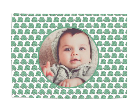 Elefantini verdi per la tua tovaglietta