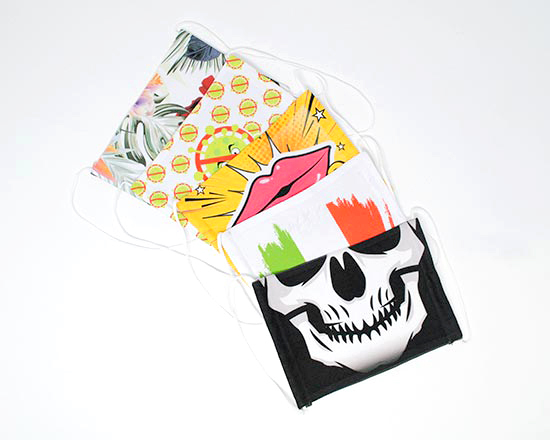 crea mascherina con grafica