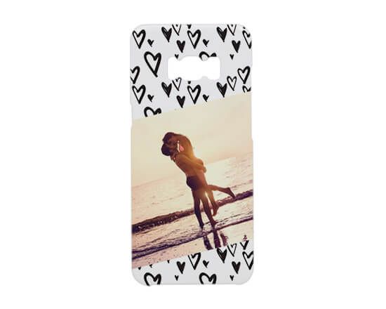 Cover Samsung S8 3D con cuori neri