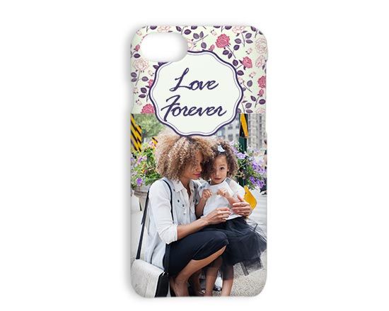 Cover iPhone 7 Stampa 3D Texture flowers