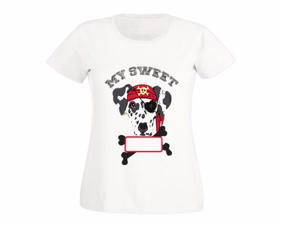 Il pirata nero per la tua t-shirt donna