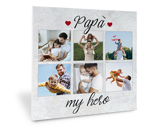 Stampa su forex grafica “Papà” personalizzabile