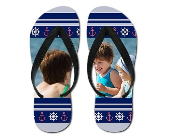 infradito personalizzati  con base in gomma