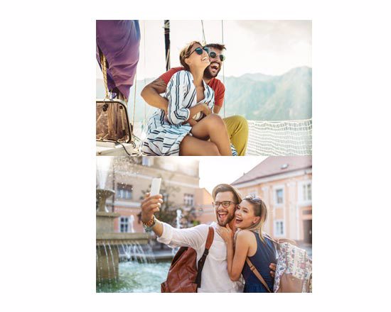 Poster collage 70x90 cm 2 riquadri